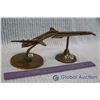 Image 2 : (2) Brass Airplanes