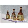 Image 2 : Set of (4) Wade Bell's Scotch Whiskey Decanters and Misc