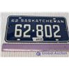 Image 1 : 1962 SK License Plate