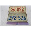 Image 1 : 1972, 1973 RCMP License Plates