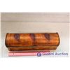 Image 2 : Vintage Wooden Box with Leaf Inset