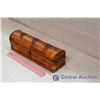Image 4 : Vintage Wooden Box with Leaf Inset
