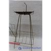 Image 2 : (2) Wire Ashtray Stands w/Ashtrays