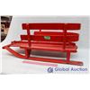 Image 1 : Wooden Red Sleigh