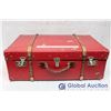 Image 2 : Vintage Red Trunk (29"x 19"x 10")