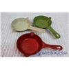 Image 1 : (3) Miniature Frying Pan Ashtrays