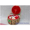 Image 3 : Sewing Basket and Pin Cushion w/Accessories