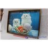 Image 2 : 3D Cat Clock (27.5" x 21")