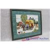Image 2 : Needle Point Farm Scene (22.5" x 19")