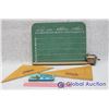 Image 1 : Chalkboard, Rulers and Pencil Sharpener
