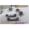 Image 2 : Lot of Black Porcelain Drawer Pulls and Handles