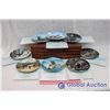 Image 1 : Lot of Collectors Plates. Northern Animals (8) With Box