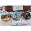 Image 3 : Lot of Collectors Plates. Northern Animals (8) With Box