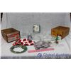 Image 1 : Lot of Misc, Christmas, Dishware (One Pyrex Piece), Other