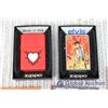 Image 2 : NIB Zippo Lighters (2) (Elvis and Valentines Day)