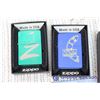 Image 2 : NIB Zippo Lighters (2) (Planet Gold, Millennium)