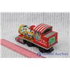 Image 2 : Circus Train Engine Tin Litho Toy, Made In Japan