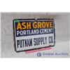 Image 2 : Vintage Ash Grove Portland Cement Porcelain Sign