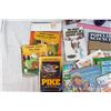 Image 2 : Lot of Books, Mini Kids Records, and Dishware