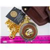 Image 2 : Franklin Mint Bald Eagle Pocket Watch w/Case