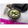 Image 1 : Franklin Mint John Deere Model R Pocket Watch W/ Case