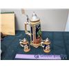Image 2 : Stein w/ Built in Music Box & Bonus Stein Style Salt & Pepper Shaker