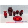 Image 1 : (4) Cups, (2) Vase and a Plate