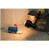 Image 5 : Lot of Houshold Misc. Dust Pans, Small Hand Corn Brooms, Lamp, Ect.