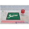 Image 1 : Metal Sprite Sign W/ 7UP And Campbell's Soup Glass