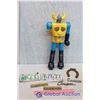 Image 1 : Lot Of Licence Plates, Vehicle Badges W/ Toy Robot