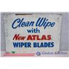 Image 1 : Atlas Wiper Blades Metal Sign, DS, 22"x16"