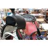 Image 8 : Red Saddle With Saddle Stand (15" ish)
