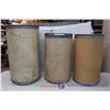 Image 2 : (3) Cardboard Chain Bins