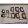 Image 1 : Lot of C Clamps (6x 2", 4x1")