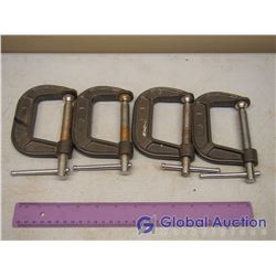 Lot of 3" C Clamps (4)
