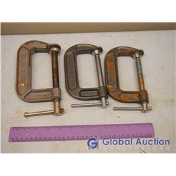 Lot of 4" C Clamps (3)