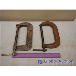Lot of 6" C Clamps (2)