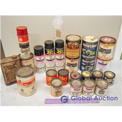 Lot of Assorted Paints, Some Unopened (Tremclad, Rust Coat, IH)