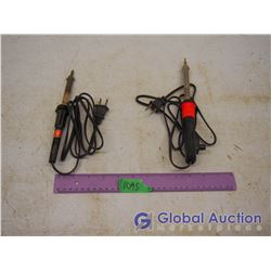 Pair Of Soldering Irons