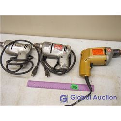 (3) Electric Drills