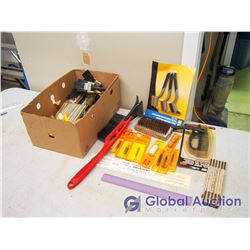 Box Full Of NIB Tools And Hardware