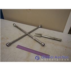 Tire Iron, Ball Joint Removal Tool