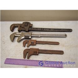 Lot Of Pipe Wrenches