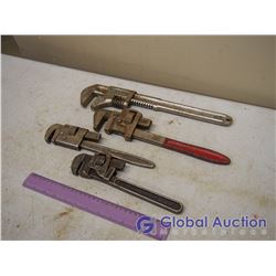 Lot Of Pipe Wrenches