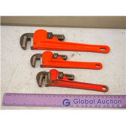 Lot Of Pipe Wrenches