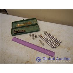 1/4" Drive Extensions, U Joints And Adapters