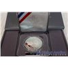 Image 2 : 1991 US Silver Dollar Mount Rushmore Coin w/Certificate of Authenticity