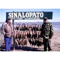 3 Day/2-Night Mexico Hunt for 2 Hunters at Sinalo Pato Duck 