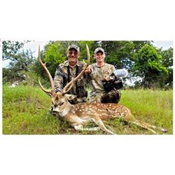 3 Day-2 Night Guided Hunt for 2 Hunters for Exotic Trophies with L& L Adventures near Wimberly, Texa