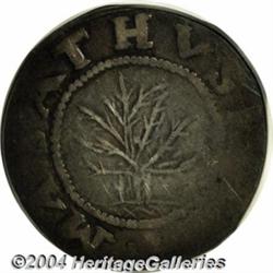 1652[SHILNG] Oak Tree Shilling Fine 15 PCGS.